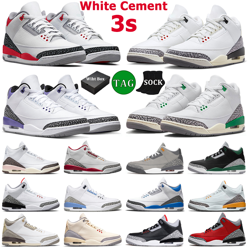 Box with 3 Retro Basketball Shoes Men Women 3s White Cement Reimagined Rust Pink Cardinal Fire Red Dark Iris Pine Green Unc Racer Blue Black Cat Mens Trainers Sneakers
Box with 3 Retro Basketball Shoes Men Women 3s White Cement Reimagined Rust Pink Cardinal Fire Red Dark Iris Pine Green Unc Racer Blue Black Cat Mens Trainers Sneakers