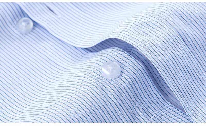 Men's Casual Shirts high quality autumn men plus size office shirts long sleeve cotton 8XL 10XL 12XL oversize striped shirts formal shirt blue bl