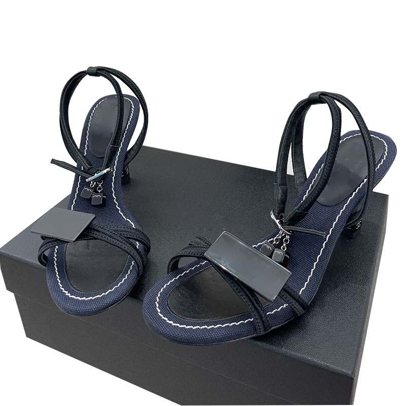 Womens Lambskin Stiletto Heels Height 7cm Sandals Slingbacks Denim Dress Shoes Retro Round Toes Slippers Wedding Shoe For Party Ladies Summer Quilted Texture Slide
Womens Lambskin Stiletto Heels Height 7cm Sandals Slingbacks Denim Dress Shoes Retro Round Toes Slippers Wedding Shoe For Party Ladies Summer Quilted Texture Slide