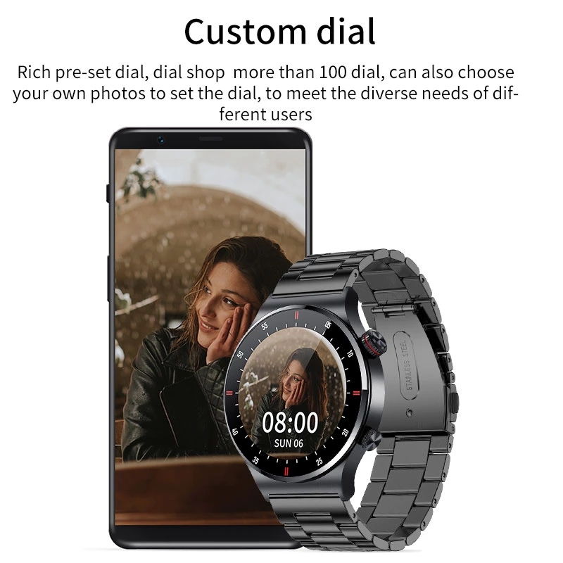 LIGE ECG PPG Bluetooth Call Smart Watch Men 2022 Sports Bracelet NFC Waterproof Custom Watch Face Men SmartWatch For IOS Android