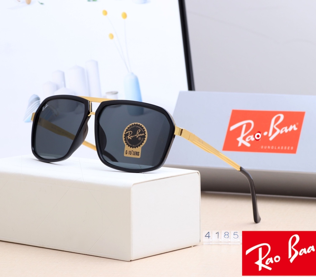Men Rao Baa Sunglasses Classic Brand Retro Sunglasses Luxury Designer Eyewear Ray Bans Designers Sun Glasses Woman AJ 4186 with box Tempered glass lenses
Men Rao Baa Sunglasses Classic Brand Retro Sunglasses Luxury Designer Eyewear Ray Bans Designers Sun Glasses Woman AJ 4186 with box Tempered glass lenses