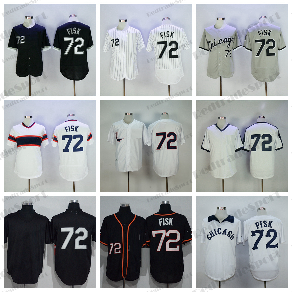 Mens 72 Carlton Fisk Baseball Jerseys Vintage 1993 Stitched Jersey Grey Blue Black Shirts, White
Mens 72 Carlton Fisk Baseball Jerseys Vintage 1993 Stitched Jersey Grey Blue Black Shirts, White