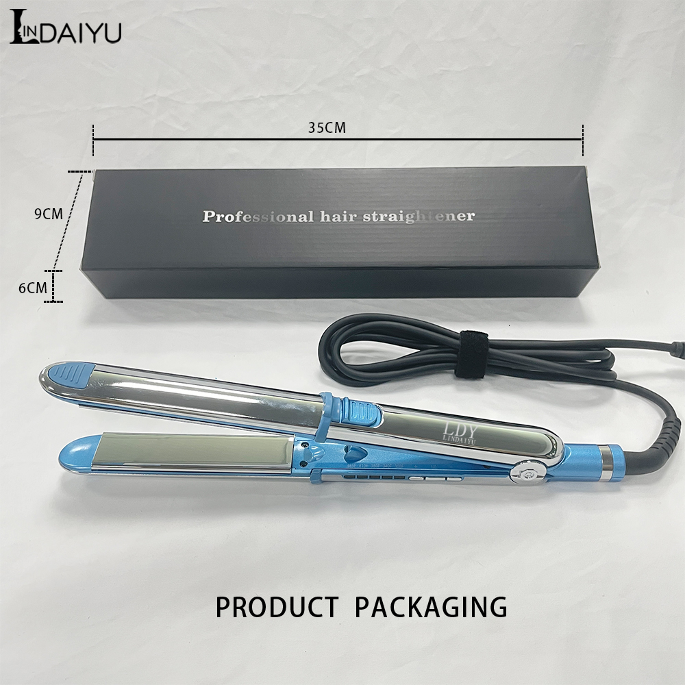 Hair Straighteners LDY 465F Flat Iron Straightener Professional Fast Electric Straightening Curls Styling Tool 110-240v 230317