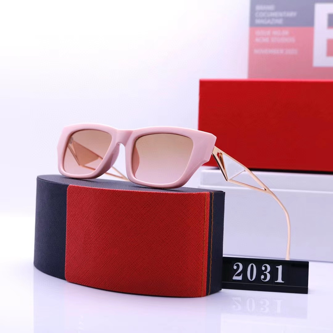 Fashion Designer Sunglasses For Men Women Luxury Classic Small Frame Eyeglasses Beach Outdoor Shades Travelling Sun Glasses Mix Color Optional Signature 032103