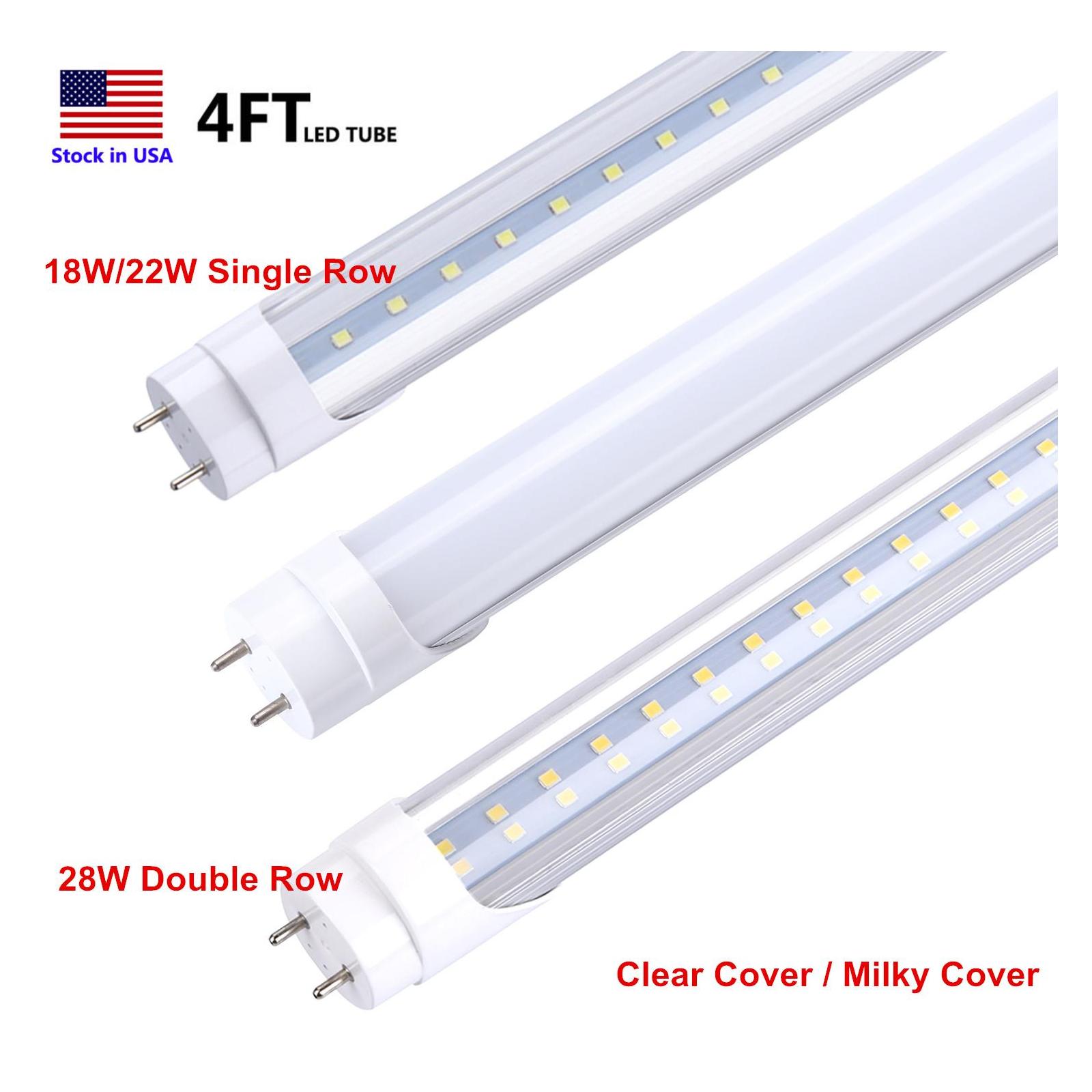 Led Tubes 4Ft T8 Tube Light Bbs 18W 22W 28W 4 Foot T12 Replacement For Flourescent Fixtures Clear / Frosted Power Bypass Ballast Gar Dhopq
Led Tubes 4Ft T8 Tube Light Bbs 18W 22W 28W 4 Foot T12 Replacement For Flourescent Fixtures Clear / Frosted Power Bypass Ballast Gar Dhopq