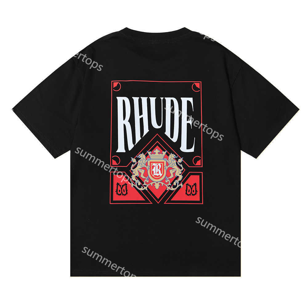 Rhude Men's T-Shirts Designer Oversized Shirts Card Print Luxury Brand Fashion Shirt for Men Casual Mens Short Sleeve Tees Cotton T3102
Rhude Men's T-Shirts Designer Oversized Shirts Card Print Luxury Brand Fashion Shirt for Men Casual Mens Short Sleeve Tees Cotton T3102