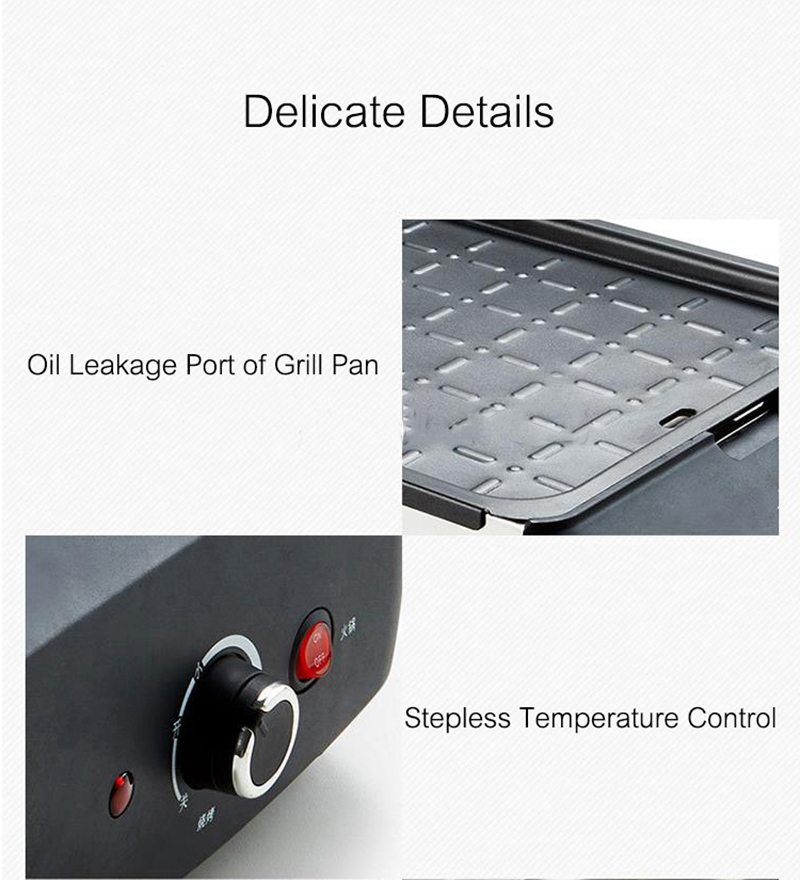 New Cooking Baking Integrated Pot Double Control Korean Multi Cooker Electric Baking Pan Oven Barbecue Hot Pot Soup Pot