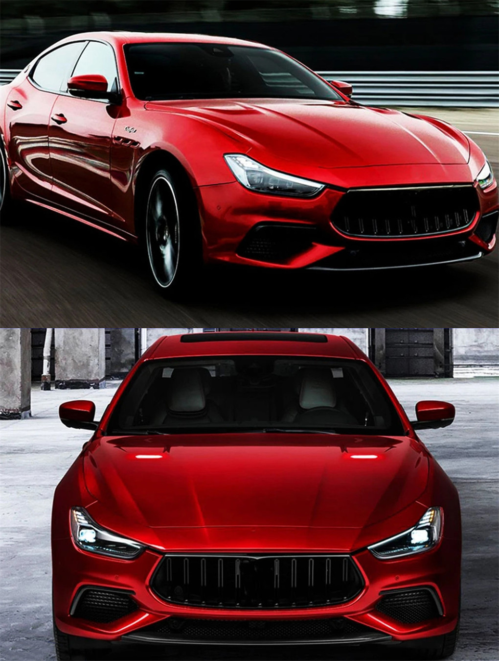 Car Styling LED Headlight for Maserati Ghibli 20 13-20 17 LED Auto Headlight Assembly Upgrade Turn Signal Running Lamp