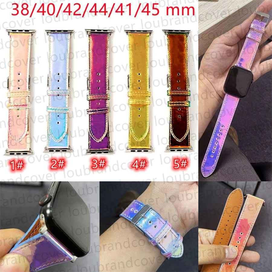 Designer Smart Watch Straps for apple watch band Series 8 2 3 4 5 6 38mm 42mm 49mm PU Leather Embossing Original Monogram AP Watchbands Fashion Bling Women Gift
Designer Smart Watch Straps for apple watch band Series 8 2 3 4 5 6 38mm 42mm 49mm PU Leather Embossing Original Monogram AP Watchbands Fashion Bling Women Gift