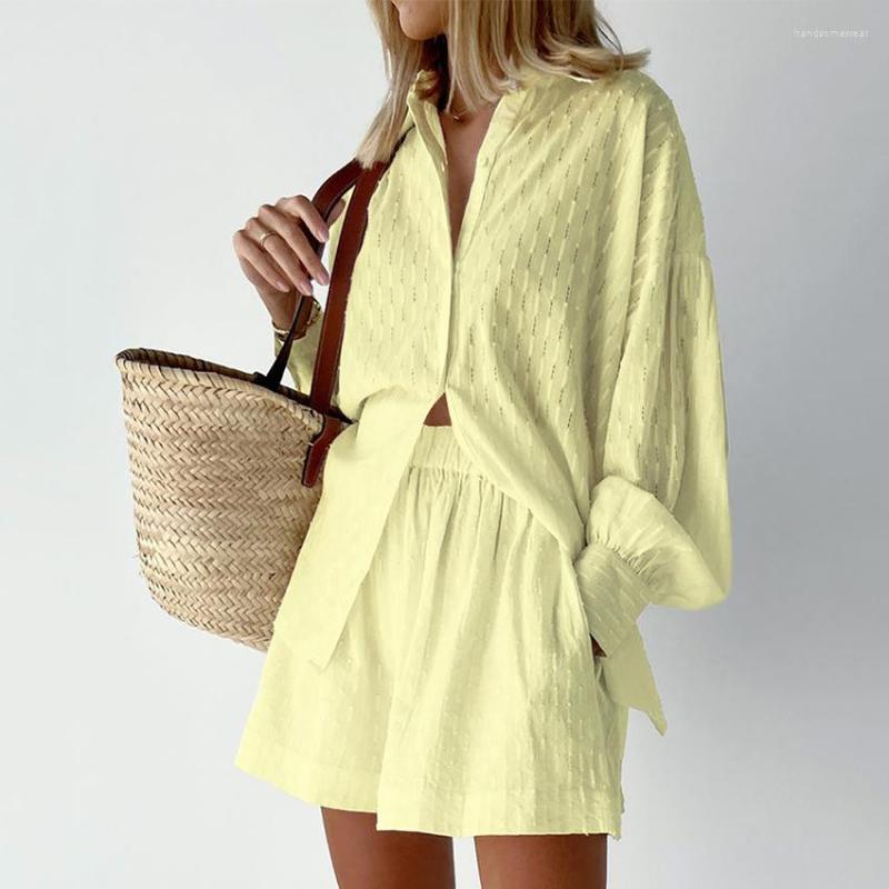 Women White en Single Breasted Boho Suits Beach Summer Bohemian Cotton 2 Piece Sets Womens Outfits