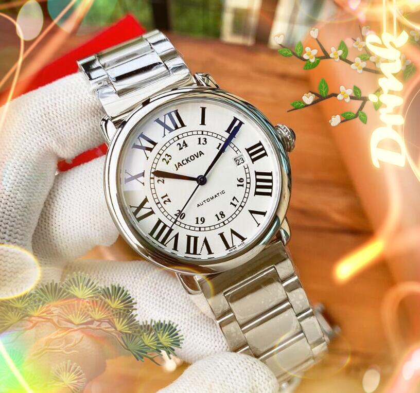 Mens Roman Digtial Number Dial Watches 40mm Automatic Mechanical Movement Fine 904L Stainless Steel Watchband Luxury Business Sports Watch relogio masculino, As pic
Mens Roman Digtial Number Dial Watches 40mm Automatic Mechanical Movement Fine 904L Stainless Steel Watchband Luxury Business Sports Watch relogio masculino, As pic