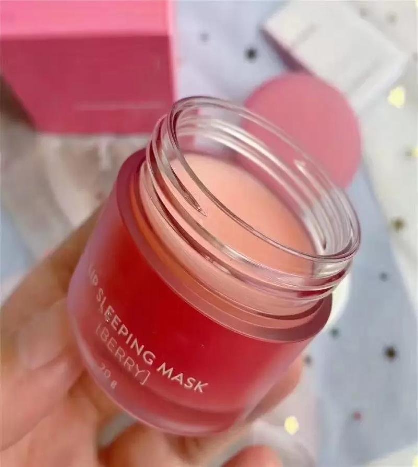 Korean Lip Sleeping Mask Lip Balm Night 20g Lip Moisturizer Skin Care Mask