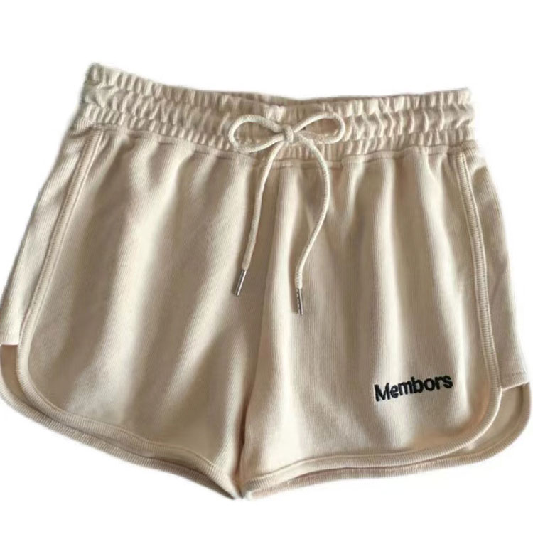 Short Summer High Waist Elastic Hot Pants Women's Drawstring Embroidery Cotton Shorts Student Sports Pants Women's Wholesale, Customize
Short Summer High Waist Elastic Hot Pants Women's Drawstring Embroidery Cotton Shorts Student Sports Pants Women's Wholesale, Customize