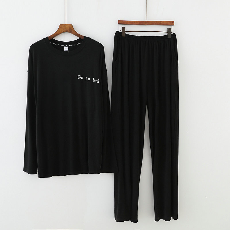 Men's Sleepwear Spring Autumn Four Seasons Pure Cotton Sleeping Couple Pajamas Set Men And Women House Wear Long-Sleeved Loose Home Clothes 23032