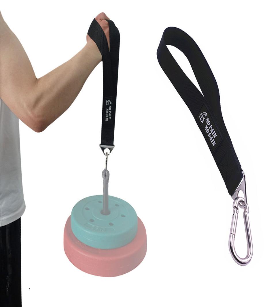Power Wrists Fitness Arm Wrestling Training Strap Belt Handle Forearm Exerciser Strengthener Power Trainer for Cable Machine and F