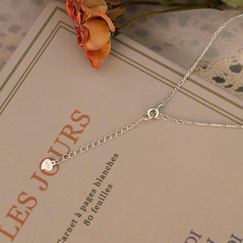 Beaded Necklaces ASHIQI Natural Freshwater Pearl 925 Sterling Silver Chain Necklace for Women Multilayer Jewelry 230320