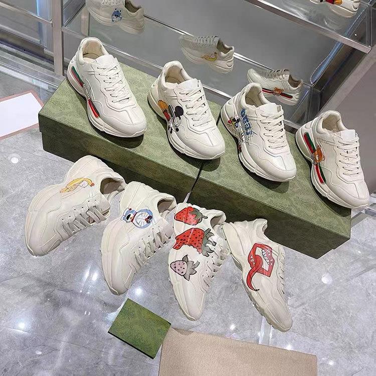 2023 Rhyton Casual leather Shoes Men Women Designers Brick Red Sneakers tiger Vintage oversized Fashion Chaussures classic Ladies Beige Ebony trainer Shoes, 13#
2023 Rhyton Casual leather Shoes Men Women Designers Brick Red Sneakers tiger Vintage oversized Fashion Chaussures classic Ladies Beige Ebony trainer Shoes, 13#