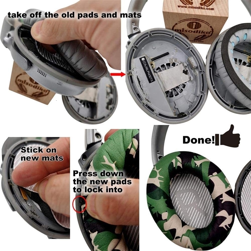 Other Electronic Components Headband Cushion Ear Pads Replacement for Bose Quiet Comfort 25 35 QC25 QC35 35 II QC35ii Headphones 230320