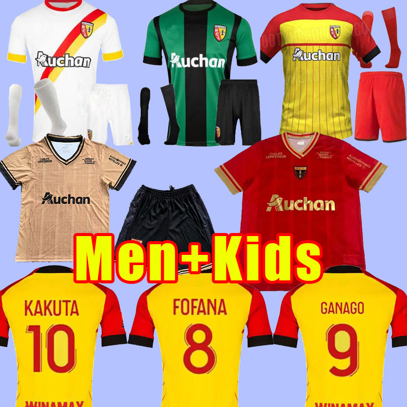 22 23 RC Lens soccer jerseys Sainte Barbe Kakuta Ganago Sotoca Fofana Gradit Fortes Banza Cahuzac Doucoure 2022 2023 RC Lens maillot de foot ADULT KIDS kit Full sets, Third 
22 23 RC Lens soccer jerseys Sainte Barbe Kakuta Ganago Sotoca Fofana Gradit Fortes Banza Cahuzac Doucoure 2022 2023 RC Lens maillot de foot ADULT KIDS kit Full sets, Third