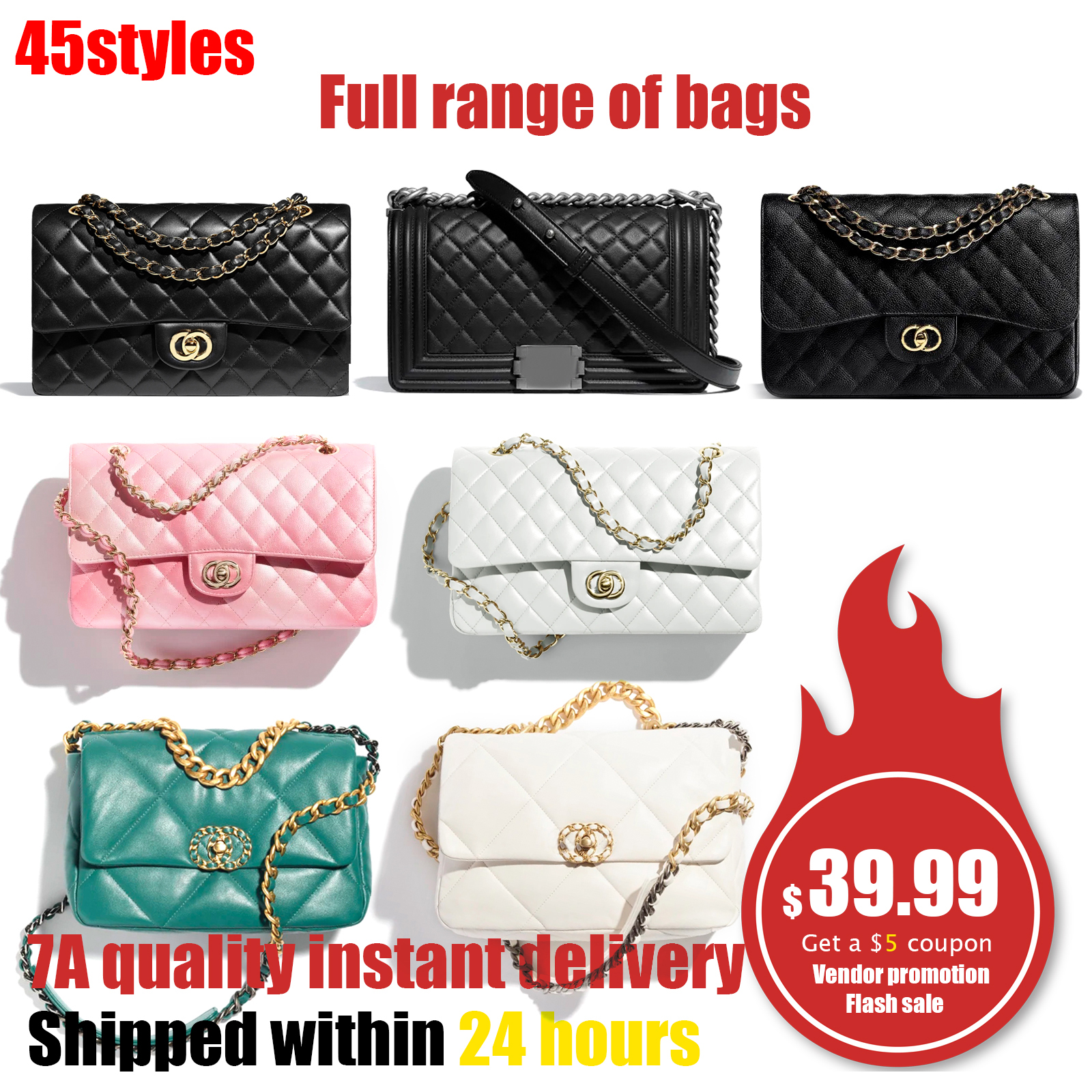 45 colors channel caviar Shoulder Bags Evening bag handbag chain Women's woc Crossbody Underarm Bag men Flap CF hobo fashion Genuine Leather totes lady satchel purses, Cf 26cm caviar-black gold
45 colors channel caviar Shoulder Bags Evening bag handbag chain Women's woc Crossbody Underarm Bag men Flap CF hobo fashion Genuine Leather totes lady satchel purses, Cf 26cm caviar-black gold