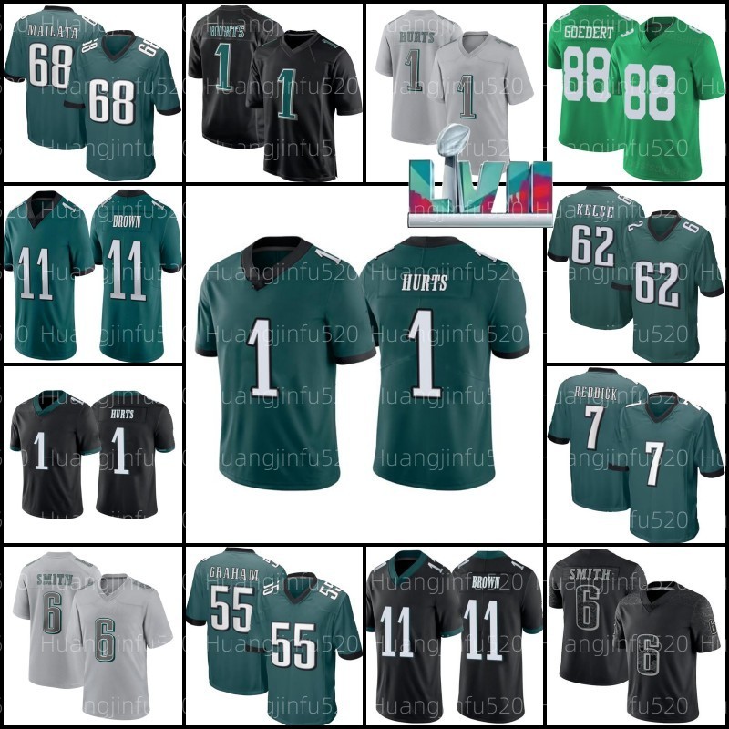 Jalen Hurts Football Jersey A.J. Brown DeVonta Smith Haason Reddick Jason Kelce CJ Gardner-Johnson Darius Slay Jr. Philadelphia Eagles Miles Sanders Brandon Graham, Women jersey
Jalen Hurts Football Jersey A.J. Brown DeVonta Smith Haason Reddick Jason Kelce CJ Gardner-Johnson Darius Slay Jr. Philadelphia Eagles Miles Sanders Brandon Graham, Women jersey