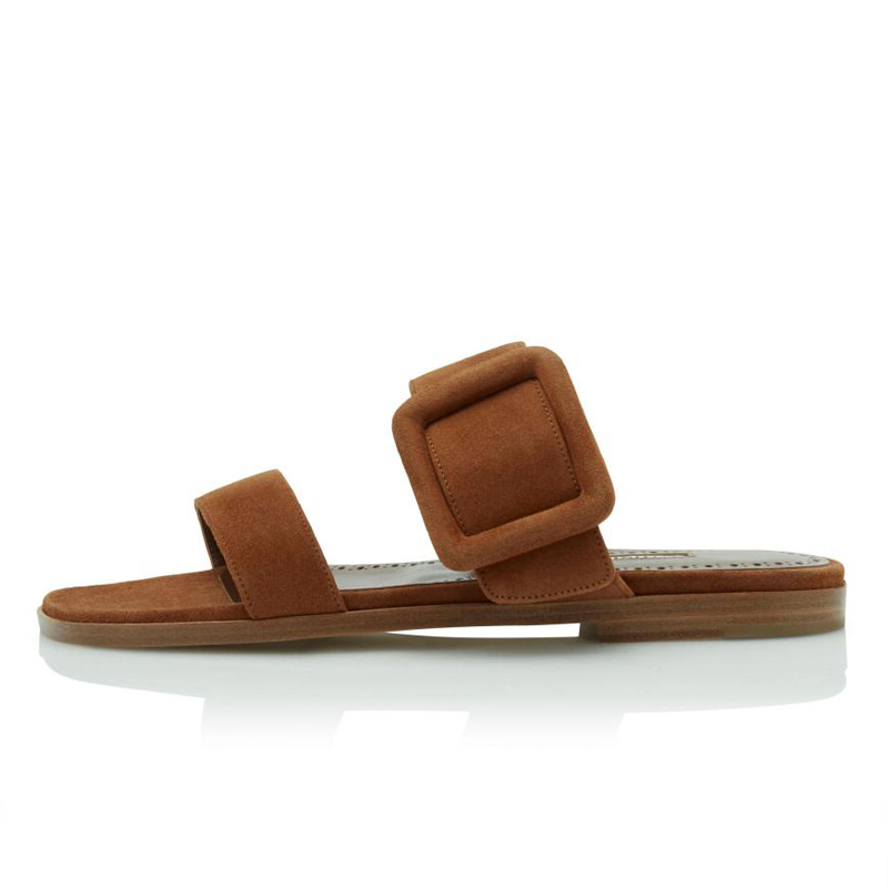 Fashion Brand Women Slides Sandals Pumps TITUBAFLAT Brown Suede Flat Slider Italy Famous Double Ankle Round Toe Slingback Designer Sexy Flip Flops Sandal Box EU 35-43, #1
Fashion Brand Women Slides Sandals Pumps TITUBAFLAT Brown Suede Flat Slider Italy Famous Double Ankle Round Toe Slingback Designer Sexy Flip Flops Sandal Box EU 35-43, #1