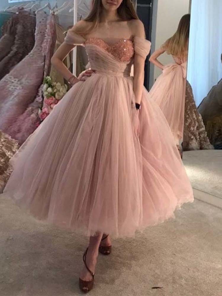 Party Dresses 2023 Sexy Homecoming Off Shoulder Sweetheart With Beading Occasion Evening Tulle Robe De 230320