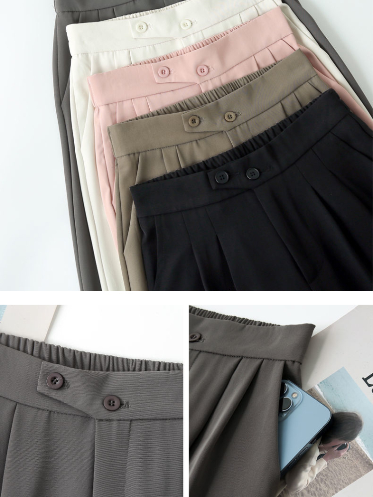 Women's Pants Capris Wide Leg Pants Women Casual Simple Basic Trousers Pantalones De Mujer Korean Ins Trendy Streetwear Harajuku Long Pants 23032