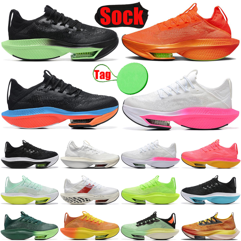 

Zooms fly zoomx Alphafly VaporFly running shoes NEXT% knit 2 for pegasus shoe mens womens type Rawdacious Total Orange Mint Foam Volt trainers sneakers runners, #27 black sea coral 40-45
