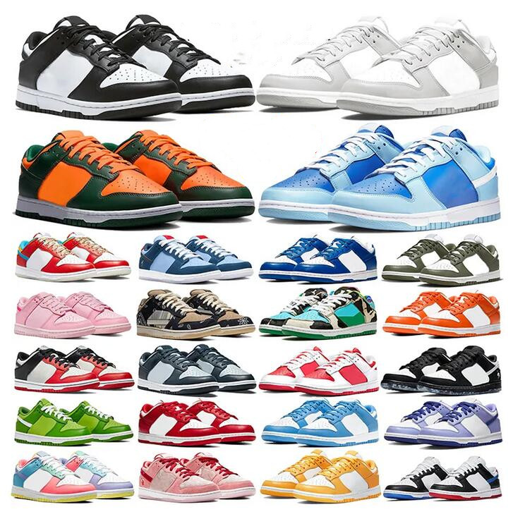 sbDunks Low Retro Casual Shoes Mens Womens Shoe SB White Black Panda Grey Fog Designer OG Sneakers Dunke Triple Pink UNC Chunky Dunky Argon Men Platform Sport Trainers