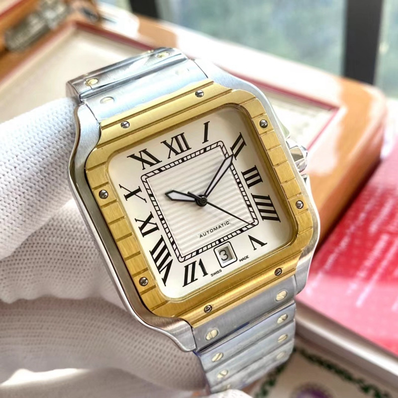 mens automatic mechanical watches Diameter 40mm and thickness 9Mm full stainless steel strap wristwatches Top luxury Brand watch tank montre de luxe CART
mens automatic mechanical watches Diameter 40mm and thickness 9Mm full stainless steel strap wristwatches Top luxury Brand watch tank montre de luxe CART