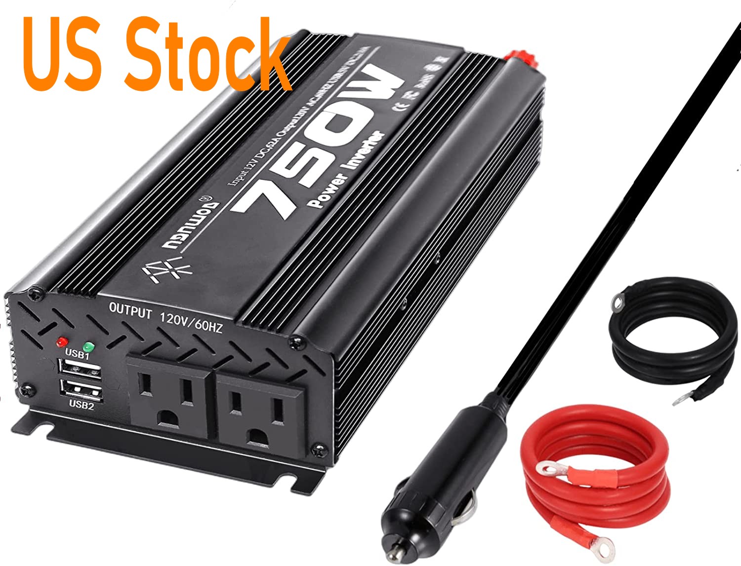 US Stock, 750W Power Inverter Car Inverter 12V to 110V DC to AC Inverter Power Converter Vehicle Camping
US Stock, 750W Power Inverter Car Inverter 12V to 110V DC to AC Inverter Power Converter Vehicle Camping