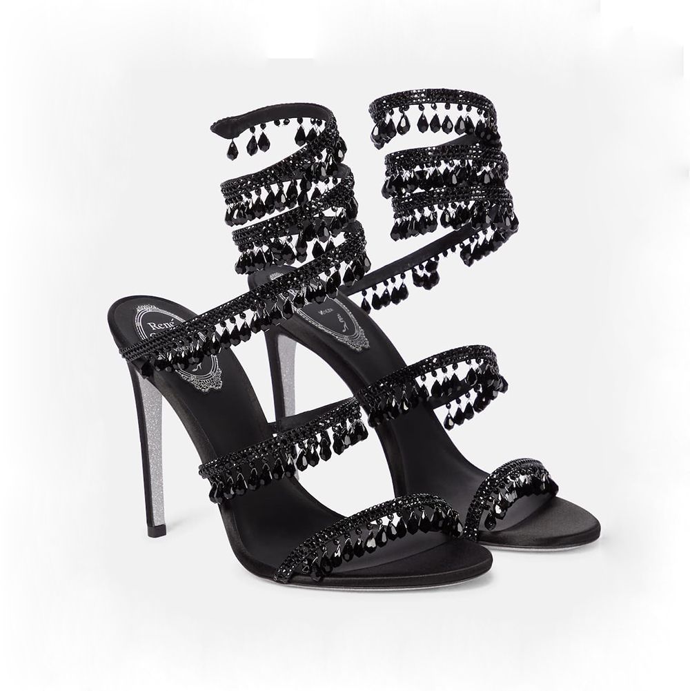 Crystal lamp stiletto Heel sandals for womens shoe Rene Caovilla Cleo rhinestone studded Snake Strass shoes Luxury Designers 9.5cm high heeled sandal, 15# 
Crystal lamp stiletto Heel sandals for womens shoe Rene Caovilla Cleo rhinestone studded Snake Strass shoes Luxury Designers 9.5cm high heeled sandal, 15#