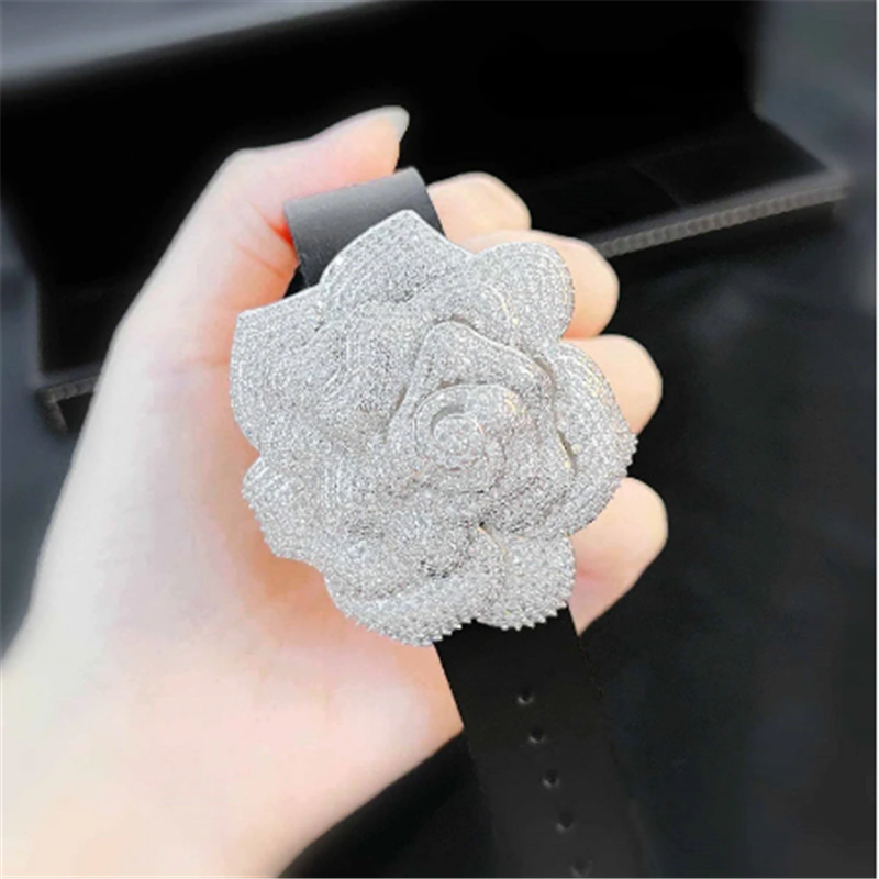 Handmade Huge Lab Diamond Pendant 925 Sterling Silver Wedding Chocker Necklace For Women Engagement Pendants Jewelry Gift