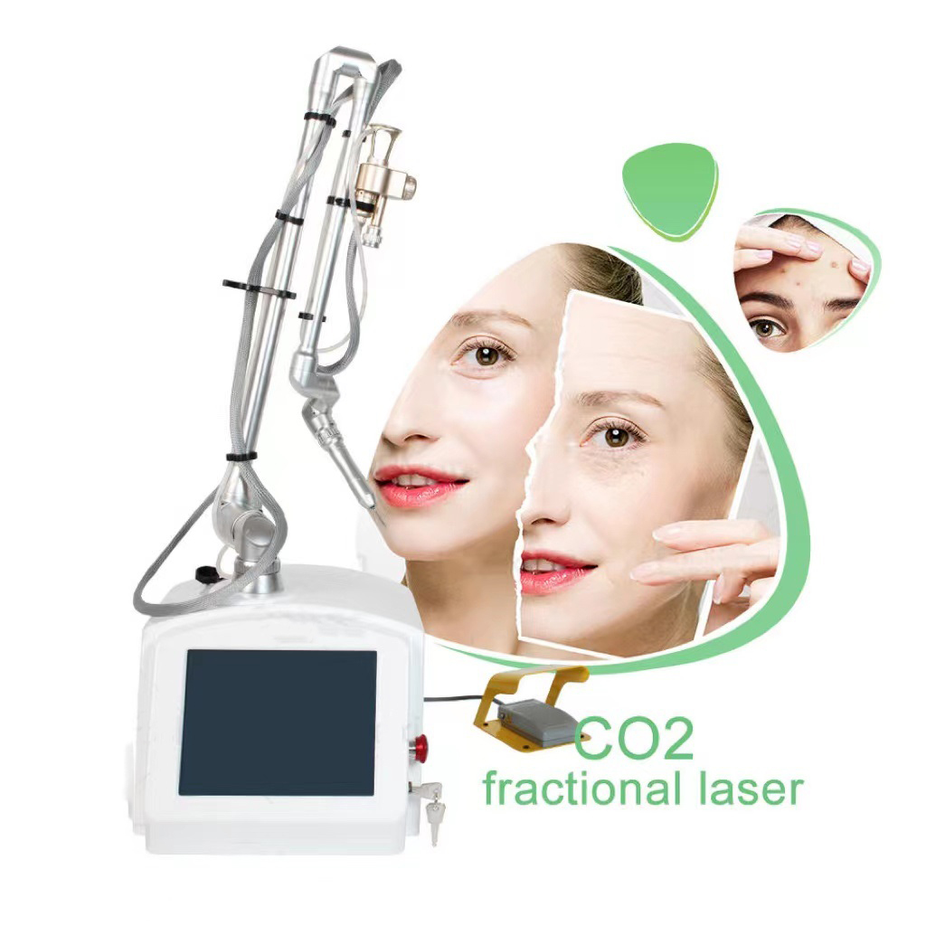 60w portable fractional co2 laser rf tube co2 fractional laser machine portable skin care beauty salon equipment