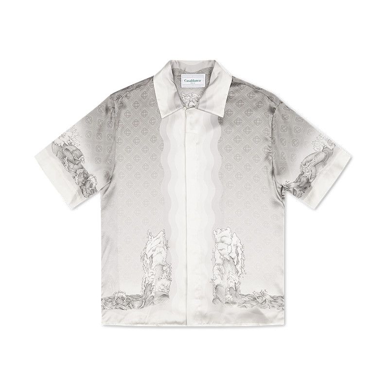 Short Sleeve Shirt Casablanca New headprint Short sleeve shirt set high-quality designer shirt Polo size M L XL 3XL, Gray
Short Sleeve Shirt Casablanca New headprint Short sleeve shirt set high-quality designer shirt Polo size M L XL 3XL, Gray