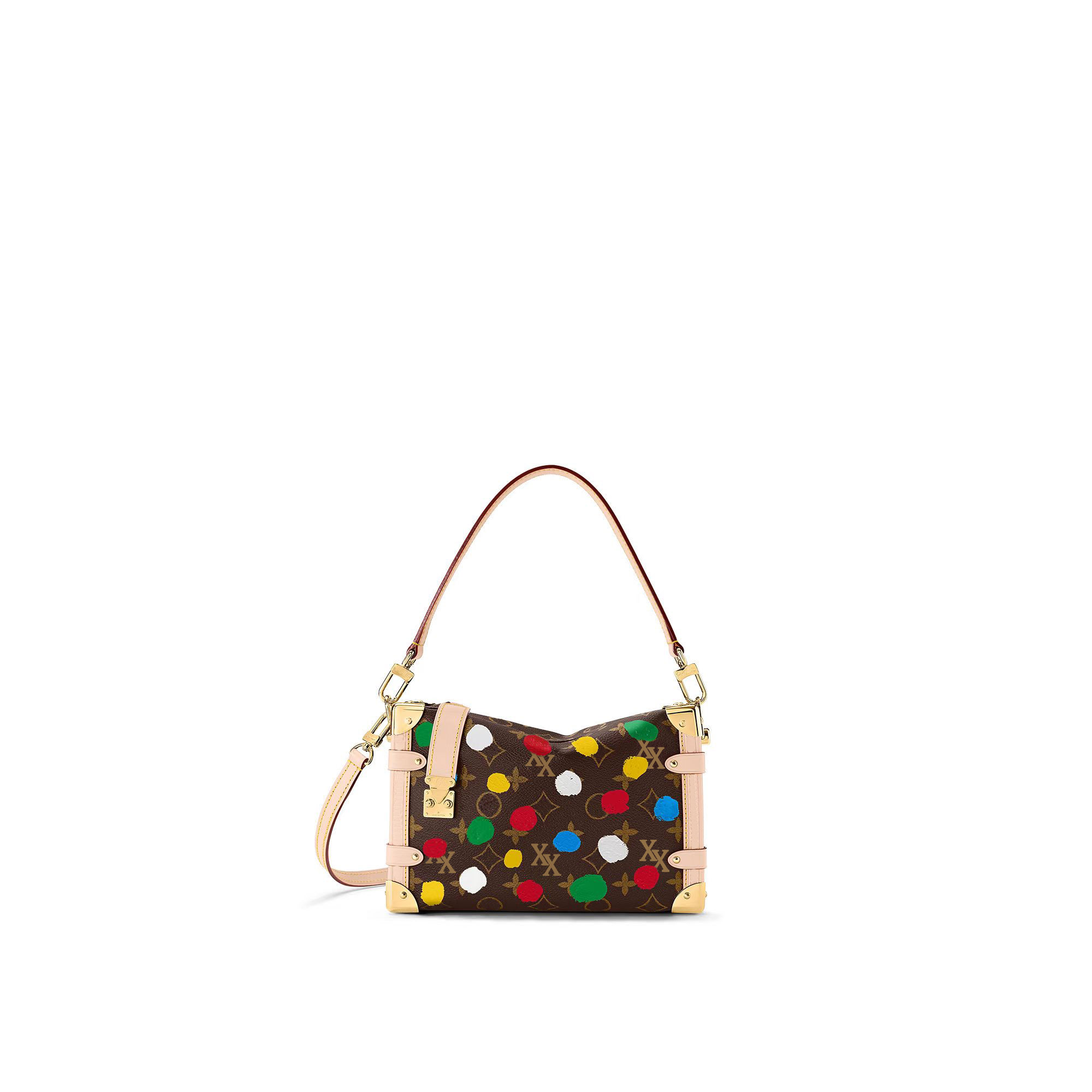 Single shoulder bag box type women's portable bag Gold hardware decoration Leather material Brown, Chain
Single shoulder bag box type women's portable bag Gold hardware decoration Leather material Brown, Chain