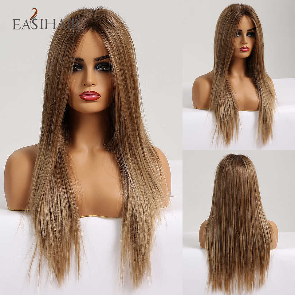 Synthetic Wigs Easihair Long Silky Straight Brown Blonde t Part Lace Wigs with Baby Hair High Density Heat Resistant Synthetic for Women 230227, Bl66071-1
Synthetic Wigs Easihair Long Silky Straight Brown Blonde t Part Lace Wigs with Baby Hair High Density Heat Resistant Synthetic for Women 230227, Bl66071-1