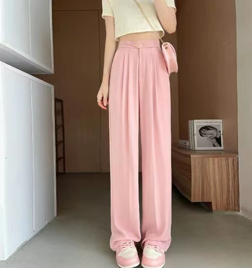Women's Pants Capris Wide Leg Pants Women Casual Simple Basic Trousers Pantalones De Mujer Korean Ins Trendy Streetwear Harajuku Long Pants 23032