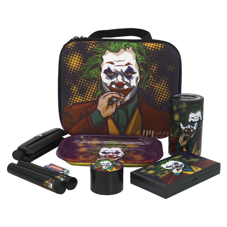 Hookahs Mini Smoke Kits including Rolling Tray case Moisturizing Jar trays set portable seven-piece set combination pack smoking sets
Hookahs Mini Smoke Kits including Rolling Tray case Moisturizing Jar trays set portable seven-piece set combination pack smoking sets