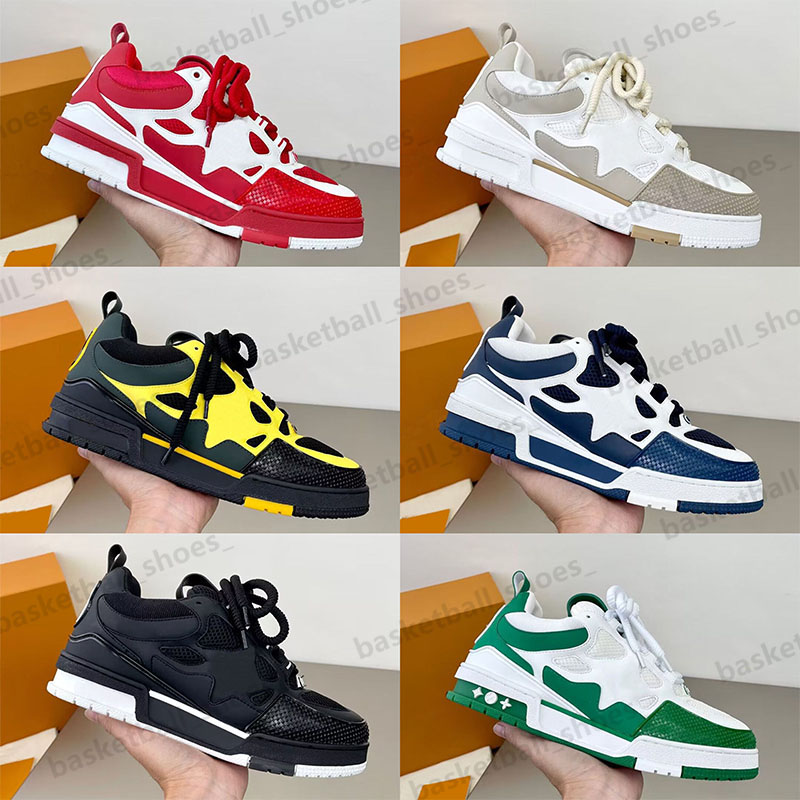 2023 Lace-up Designer Skate Casual Shoes Men Sneakers Rubber Platform Genuine Leather Black White Green Running Shoe, Colour 3
2023 Lace-up Designer Skate Casual Shoes Men Sneakers Rubber Platform Genuine Leather Black White Green Running Shoe, Colour 3