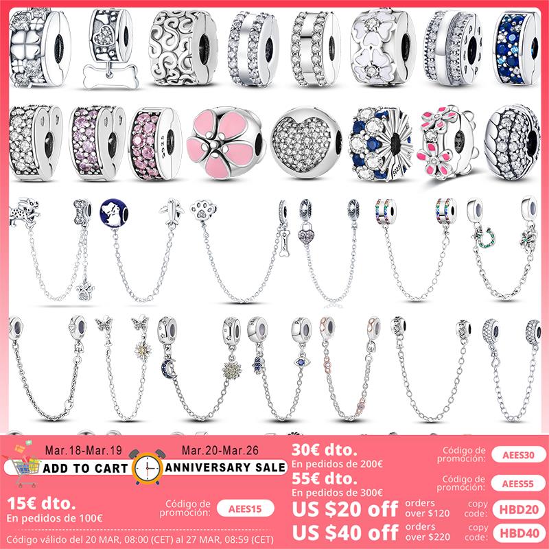 925 siver beads charms for pandora charm bracelets designer for women Clip Charms Spacer Beads Stopper Pave CZ
925 siver beads charms for pandora charm bracelets designer for women Clip Charms Spacer Beads Stopper Pave CZ