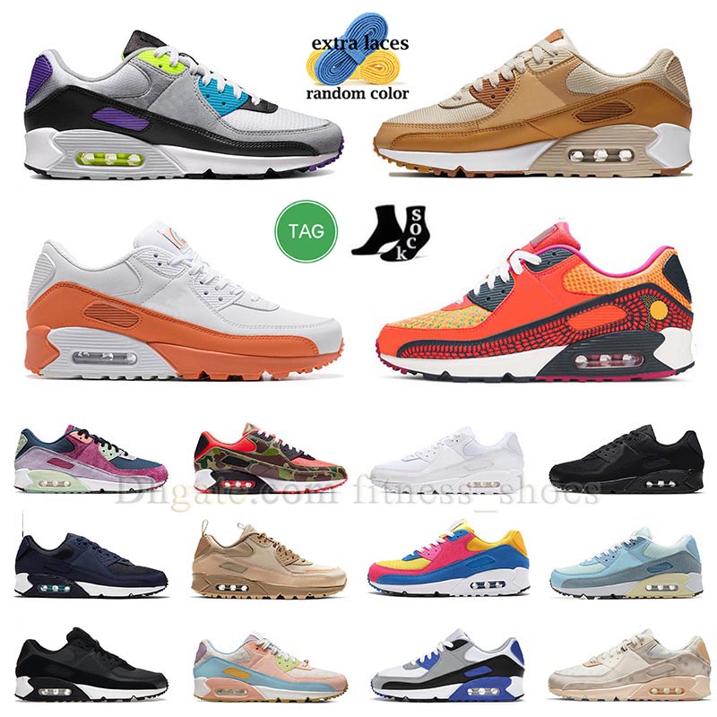 2023 wholesale Running Shoes 90 90s Triple Black White Mesh Leather Caramel What The Dia de los Muertos Solar Flare Yellow Sports Sneakers Trainers Mens Womens, B46 trail team gold 40-45
2023 wholesale Running Shoes 90 90s Triple Black White Mesh Leather Caramel What The Dia de los Muertos Solar Flare Yellow Sports Sneakers Trainers Mens Womens, B46 trail team gold 40-45