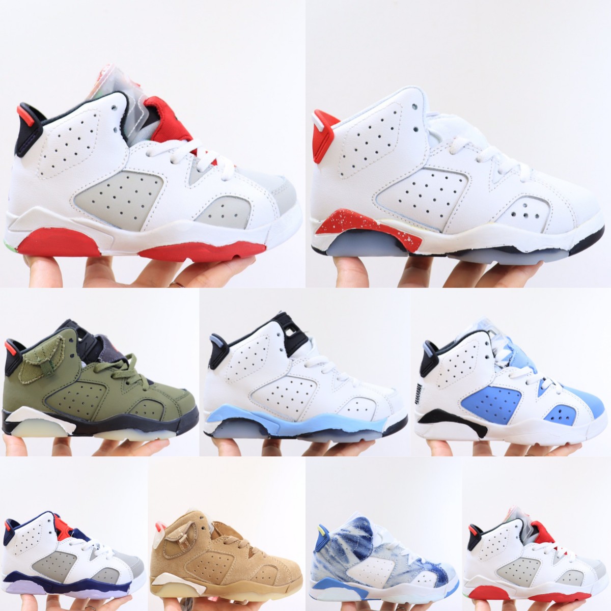kids shoes 6s Children 6 designer basketball sneakers boys blue toddlers kid youth outdoor trainers Khaki Green Running Sneaker Red Maroon Sport shoe Size eur 26-35
kids shoes 6s Children 6 designer basketball sneakers boys blue toddlers kid youth outdoor trainers Khaki Green Running Sneaker Red Maroon Sport shoe Size eur 26-35