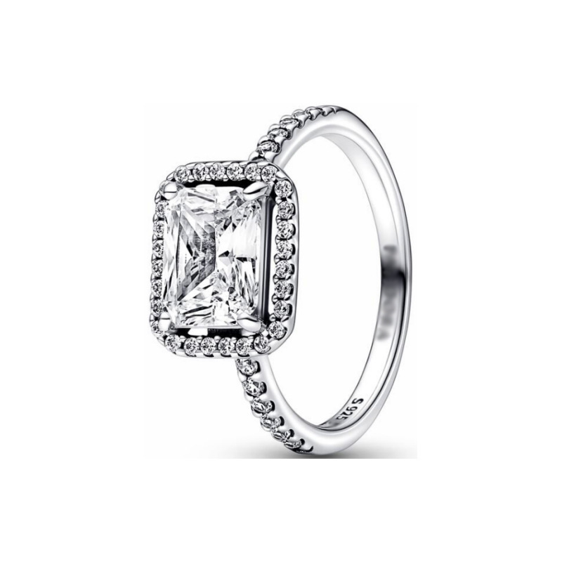 2023 New Popular 925 Sterling Silver Ring Christmas SnowFlower Ring Pentagonal Dia Style Fashion Temperament Free Shipping