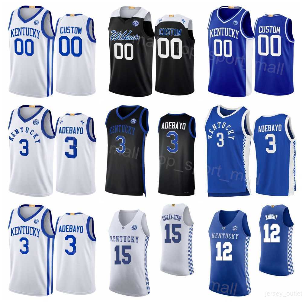 Basketball Kentucky Wildcats College Jerseys 3 Bam Ado 15 Willie Cauley-Stein 12 Brandon Knight 4 Hamidou Diallo 21 Tayshaun Prince 3 Tyler Ulis University NCAA