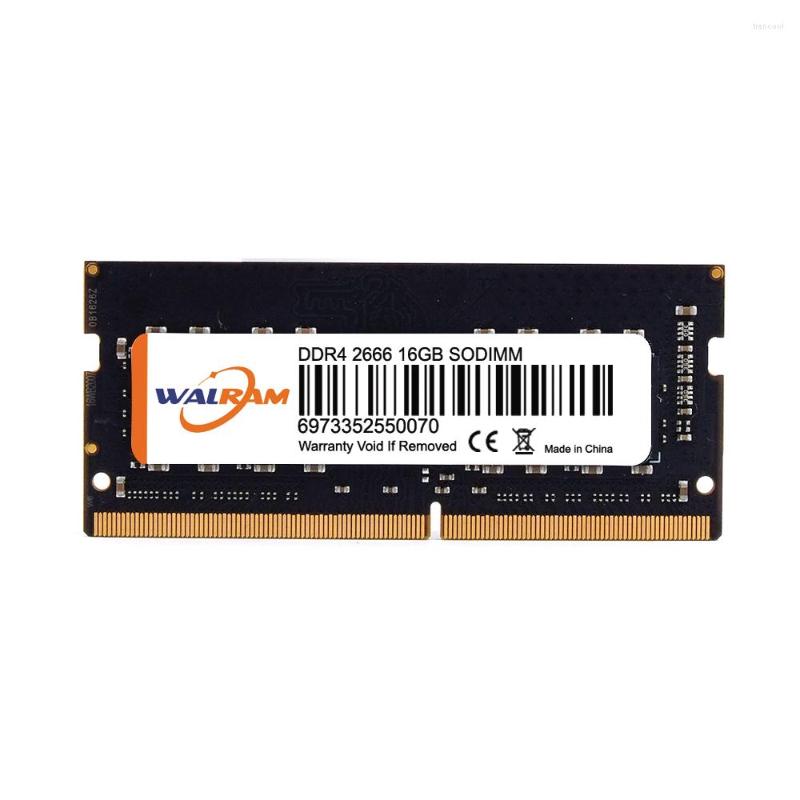 

Walram DDR3L 1.35V DDR4 1.2V RAMS Memoria 4GB 8GB 16GB 32GB Laptop Ram 1333 1600 1866 2400 2133 2666 3200 Sodimm Notebook Memory