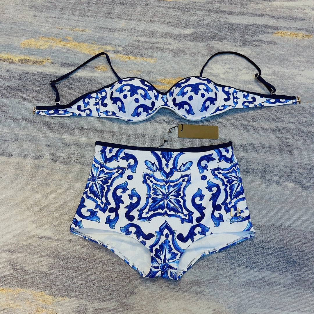 Women's Swimwear Luxury Designer Design High Waistband Steel Bracket Hard Bag Removable Lace Shoulder Strap Bikini, Multi
Women's Swimwear Luxury Designer Design High Waistband Steel Bracket Hard Bag Removable Lace Shoulder Strap Bikini, Multi