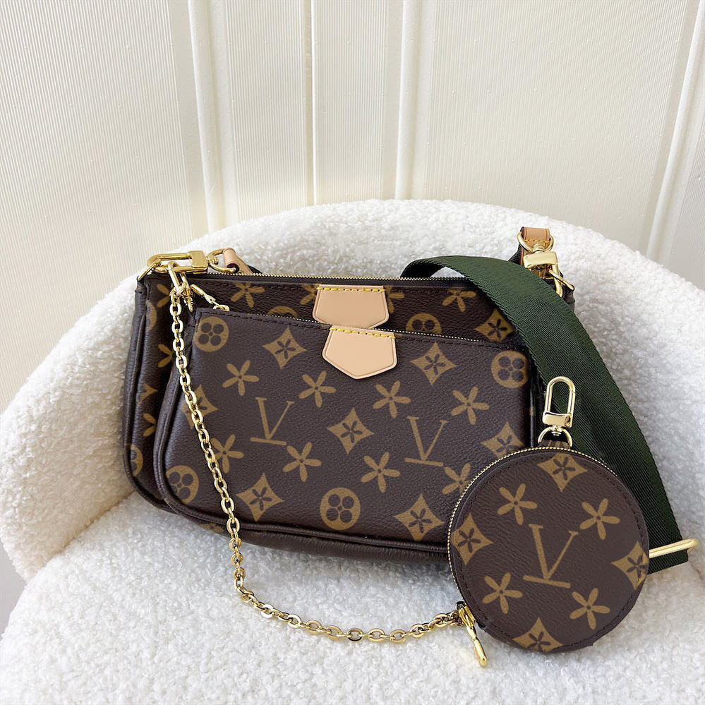 2023 M44813 multi pochette bag Womens purse louiseity shoulder bag luxury tote handbag designer mens clutch Genuine Leather cross body chain bag Fanny fanny pack gym, Pink
2023 M44813 multi pochette bag Womens purse louiseity shoulder bag luxury tote handbag designer mens clutch Genuine Leather cross body chain bag Fanny fanny pack gym, Pink