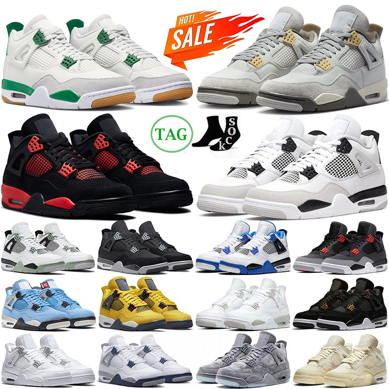 Basketball 4 Shoes for men women 4s Pine Green Seafoam Military Black Cat Canvas White Oreo Infrared University Blue Cement Sail Bred Mens Sports Sneakers, (15)
Basketball 4 Shoes for men women 4s Pine Green Seafoam Military Black Cat Canvas White Oreo Infrared University Blue Cement Sail Bred Mens Sports Sneakers, (15)